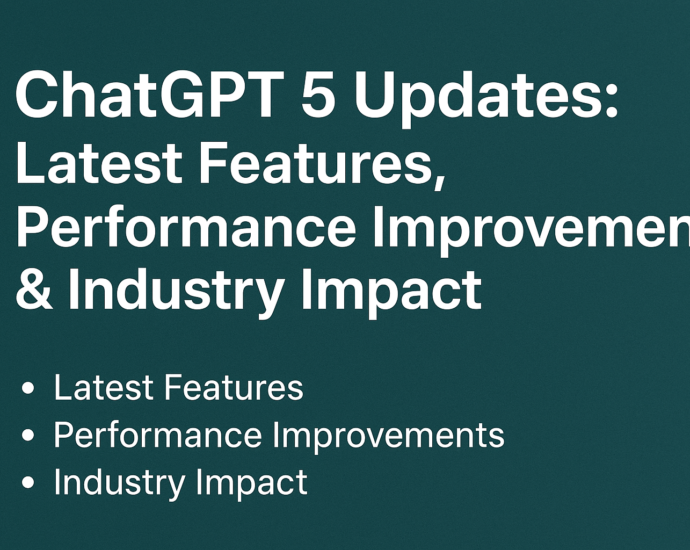 chatGpt 5 updates
